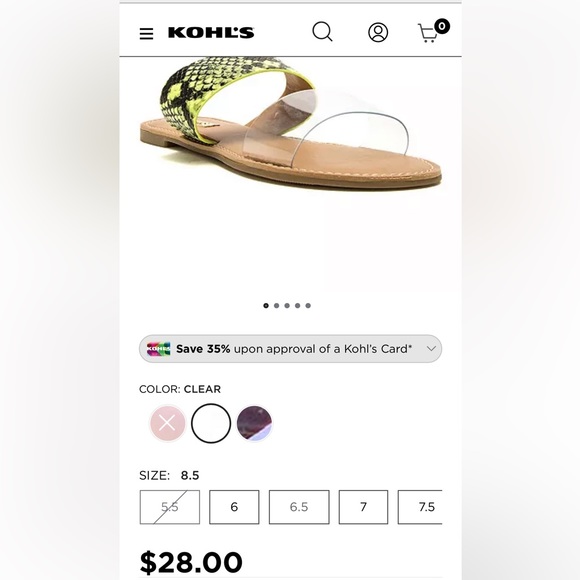 Qupid Athena Women's Slide Sandals Size 8.5 - Picture 9 of 10